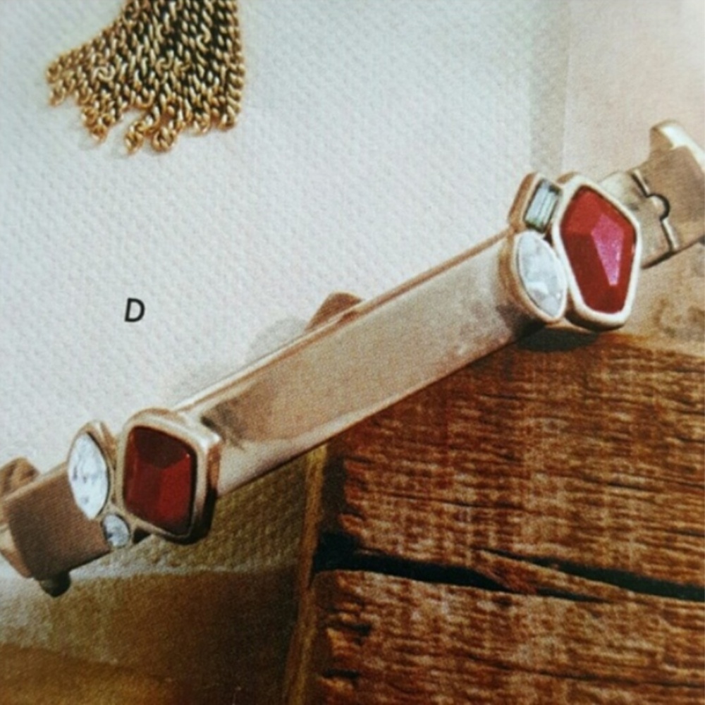 Silpada Mirage Bangle Bracelet Swarovski Crystals - Picture 6 of 6